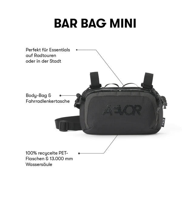 Bar Bag Mini - Proof Black