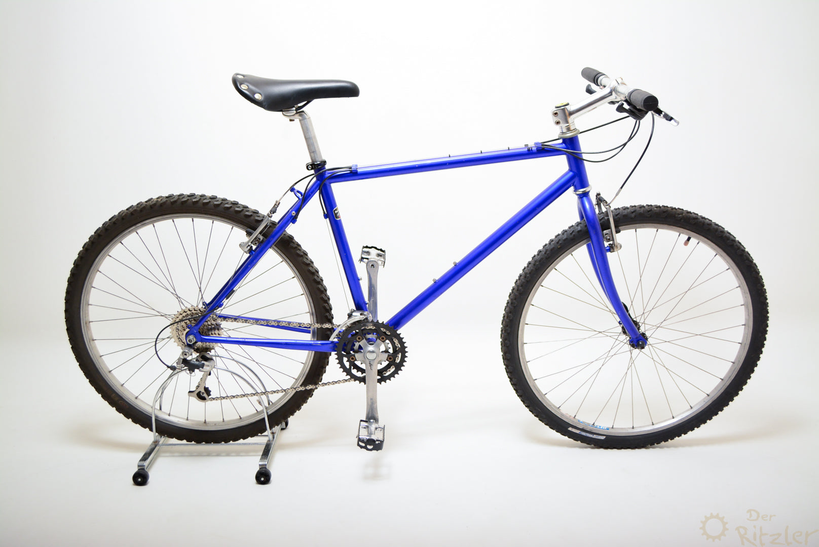 Blaues Vintage Mountainbike 43cm Shimano