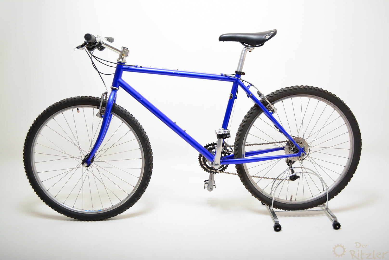 Blaues Vintage Mountainbike 43cm Shimano