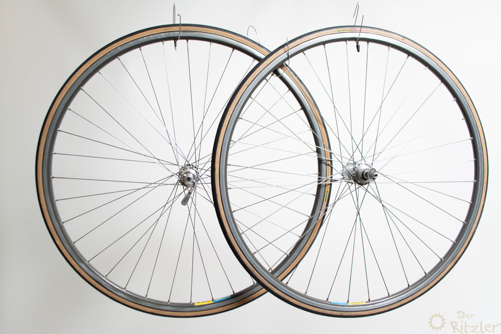 Campagnolo Record auf Mavic Open 4CD 28" Vintage Laufradsatz