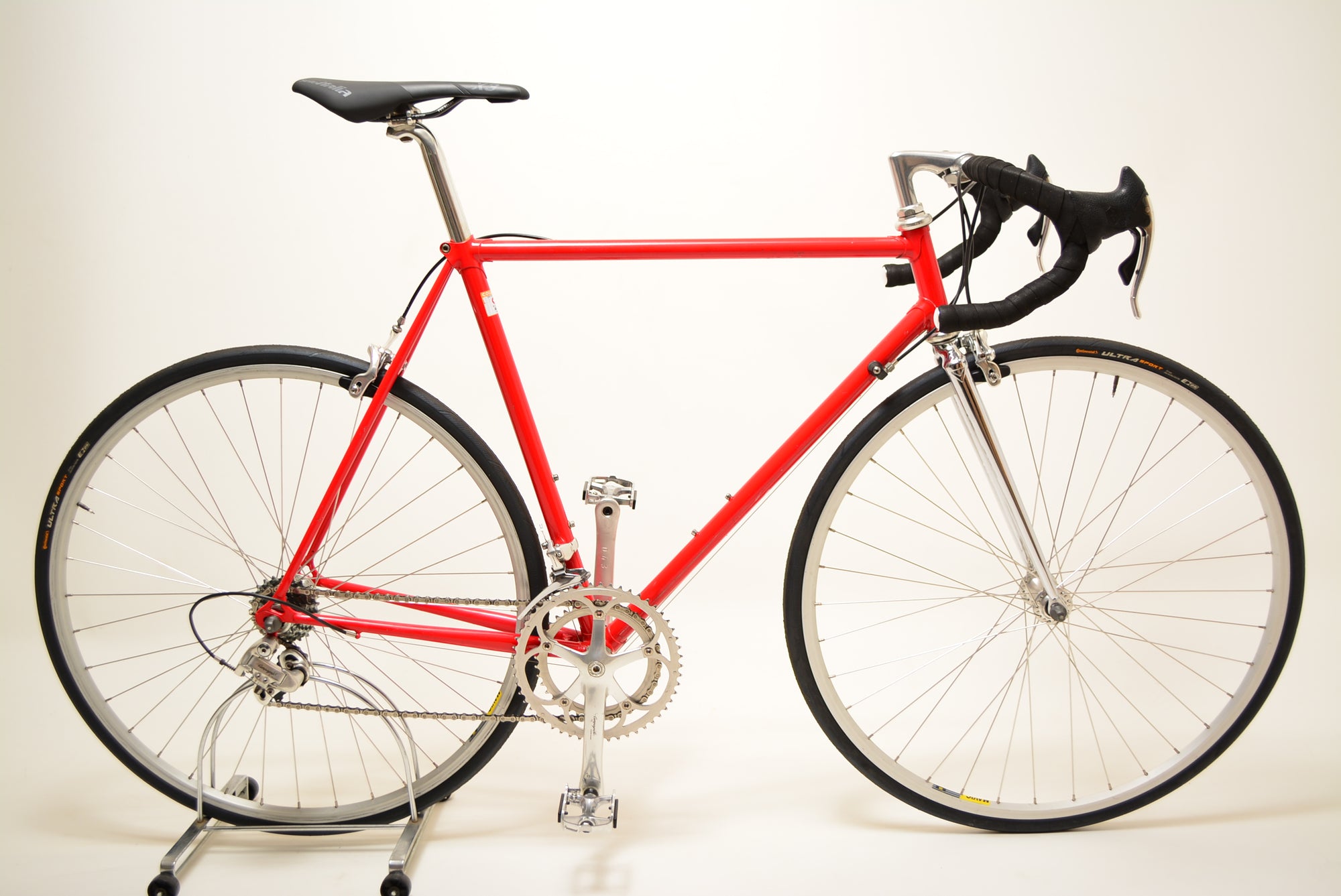 Rotes Rennrad 54CM Campagnolo Vintage Steelbike